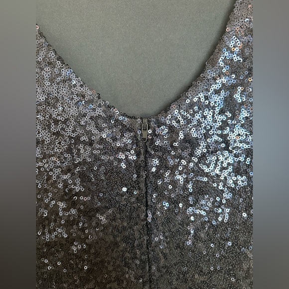 Midnight Doll Navy Sequin Cocktail / Semi-Formal Dress - Picture 5 of 10